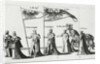 Imperial banner at the Funeral Procession of Emperor Charles V, 1559 by Jan van Doetechum the elder