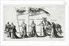 Imperial banner at the Funeral Procession of Emperor Charles V, 1559 by Jan van Doetechum the elder