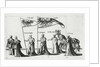 Imperial banner at the Funeral Procession of Emperor Charles V, 1559 by Jan van Doetechum the elder