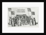 The funeral cortege of Sir Philip Sidney on the way to St. Paul's Cathedral, 1587 by Theodor de Bry