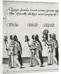 Heralds in the funeral cortege of Sir Philip Sidney on the way to St. Paul's Cathedral, 1587 by Theodor de Bry