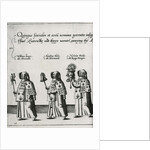 Heralds in the funeral cortege of Sir Philip Sidney on the way to St. Paul's Cathedral, 1587 by Theodor de Bry