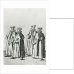 Grocers in the funeral cortege of Sir Philip Sidney on the way to St. Paul's Cathedral, 1587 by Theodor de Bry