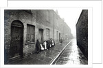 London Slums, c.1900 by English Photographer