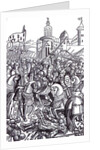 The Battle of Auray by French School