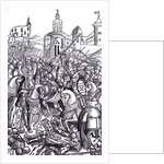 The Battle of Auray by French School