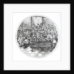 Handel conducting an oratorio, c.1740 by English School