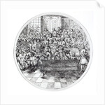 Handel conducting an oratorio, c.1740 by English School