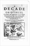 A Decade of Grievances, Alexander Leighton's pamphlet assaulting the institution of episcopacy, 1641 by English School