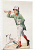 Newsboy selling 'The Observer' by English School