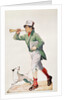Newsboy selling 'The Observer' by English School
