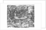 Relaxing in an arbour, 1577 by Thomas Hill