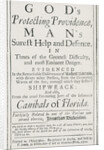 Titlepage of God's Protecting Providence, 1700 by Anonymous