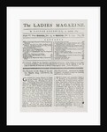 The Ladies Magazine, 1752 by English School