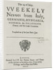 Weekly News, 1622 by English School