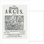 First issue 'Then Swänska Argus', 1732 by Swedish School