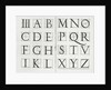 Serlio's alphabet, 1539 by Sebastiano Serlio