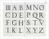 Serlio's alphabet, 1539 by Sebastiano Serlio