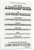 Two-line letters in shade typefaces from Vincent Figgins, c.1835 by English School