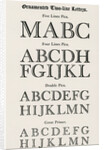 Ornamented Two-line Letters from Joseph Fry & Sons, 1785 by English School