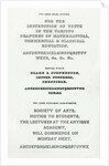Specimen typefaces by English School