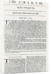 First issue of 'The Tatler, 1709 by English School