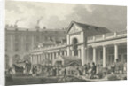 The N.W. facade of the new Covent Garden market, 1827-30 by Thomas Hosmer Shepherd