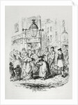 Seven Dials, c.1836 by George Cruikshank