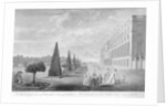 An Oblique View of the East Front of Hampton Court with part of the Garden, c.1744 by John Tinney