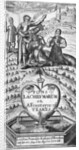 Titlepage of 'Fons Lacyrymarum', 1649 by English School