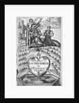Titlepage of 'Fons Lacyrymarum', 1649 by English School