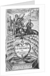 Titlepage of 'Fons Lacyrymarum', 1649 by English School