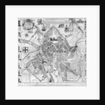 A New and Exact Plan of the City of York, 1748 by English School