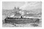 Progress of the Works of the Tower Bridge over the Thames, 1888 by English School