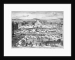 The stables and gates of Versailles seen from the Palace, 1683 by French School