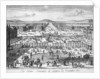 The stables and gates of Versailles seen from the Palace, 1683 by French School