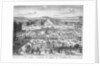 The stables and gates of Versailles seen from the Palace, 1683 by French School