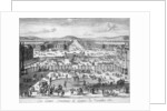 The stables and gates of Versailles seen from the Palace, 1683 by French School