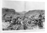 Yeomanry surprised in a drift while pursuing a Boer Commando in Cape Colony by Richard Caton II Woodville