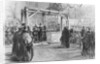 The Prince of Wales laying the foundation-stone of Tower Bridge on Monday, 1886 by English School
