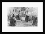 The Prince of Wales laying the foundation-stone of Tower Bridge on Monday, 1886 by English School