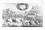 The Last Horse Race run before Charles the Second of Blessed Memory by Dorsett Ferry, near Windsor Castle, August 24th 1684, 1687 by Francis Barlow
