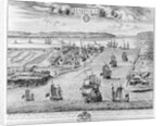 A Prospect of the Towne and Harbour of Harwich by English School