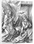 The Annunciation from the 'Small Passion' series, 1511 by Albrecht Dürer or Duerer