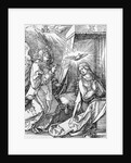 The Annunciation from the 'Small Passion' series, 1511 by Albrecht Dürer or Duerer