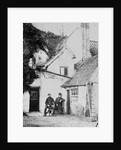 Two men outside Enfield cottage, c.1890 by English Photographer