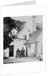 Two men outside Enfield cottage, c.1890 by English Photographer