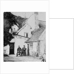 Two men outside Enfield cottage, c.1890 by English Photographer