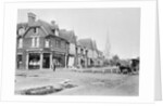 Corner of Chase Side and Chase Green Avenue, c.1890 b/w photo) by English Photographer