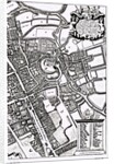 Loggan's map of Oxford, Western Sheet by David Loggan